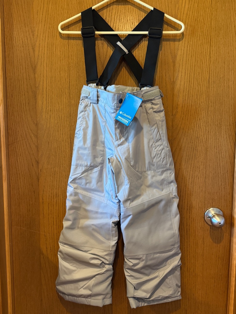NWT Columbia Youth Ski/Snow Pants - Grey - Omni-Heat & OUTGROWN System